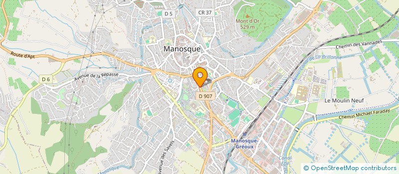 localisation de l'entreprise MONSIEUR LOIC GAUTIER à MANOSQUE