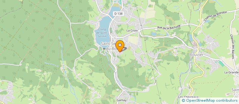 localisation de l'entreprise MONSIEUR LOIC GAUVIN  SAINT-SERNIN-DU-BOIS