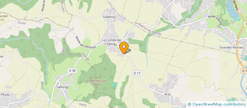 localisation de l'entreprise MONSIEUR LOIC GAVIN  SILLINGY