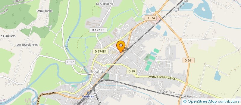 localisation de l'entreprise MONSIEUR LOIC GENDRE à COUTRAS