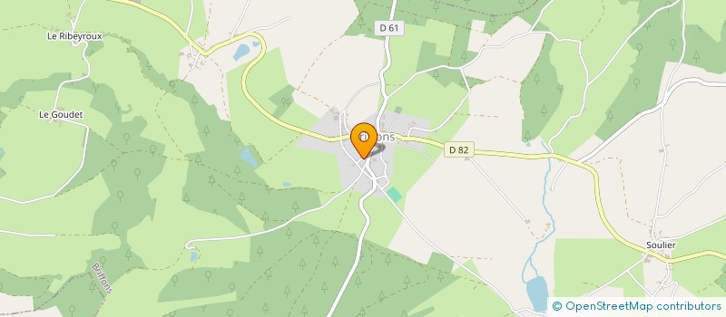 localisation de l'entreprise MONSIEUR LOIC GENESTINE  BRIFFONS