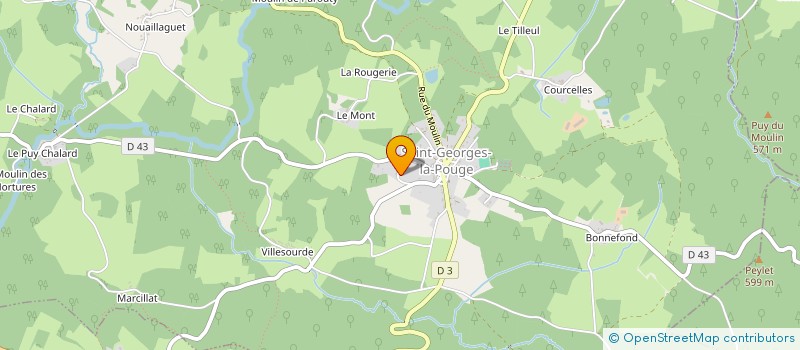 localisation de l'entreprise MONSIEUR LOIC GENIAUX  SAINT-GEORGES-LA-POUGE