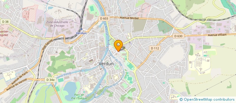 localisation de l'entreprise MONSIEUR LOIC GENIN à VERDUN