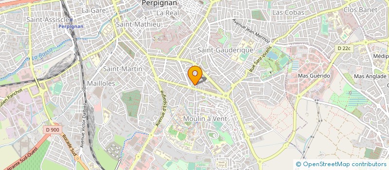 localisation de l'entreprise MONSIEUR LOIC GERARD  PERPIGNAN