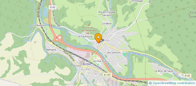 localisation de l'entreprise MONSIEUR LOIC GERARD  ARCHETTES