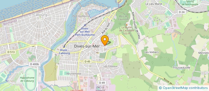 localisation de l'entreprise MONSIEUR LOIC GERINIER  DIVES-SUR-MER