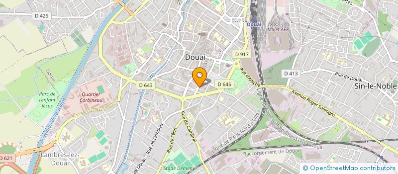 localisation de l'entreprise MONSIEUR LOIC GERVAIS  DOUAI