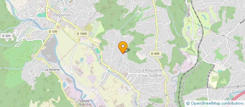 localisation de l'entreprise MONSIEUR LOIC GERVASONI à LA ROQUETTE-SUR-SIAGNE