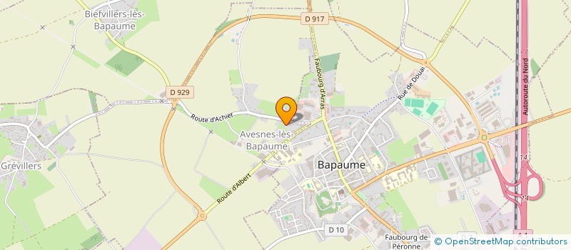 localisation de l'entreprise MONSIEUR LOIC GHIGLIONE  AVESNES-LES-BAPAUME