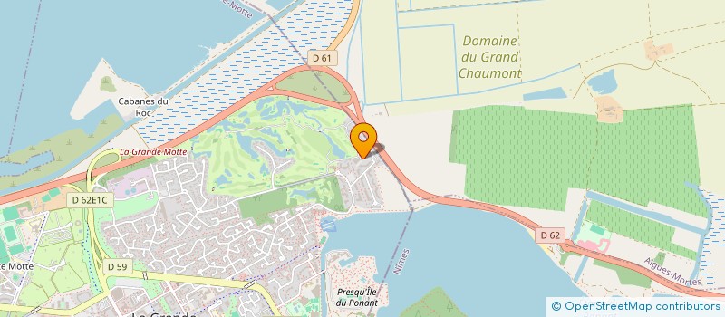 localisation de l'entreprise MONSIEUR LOIC GIACHIN  LA GRANDE-MOTTE