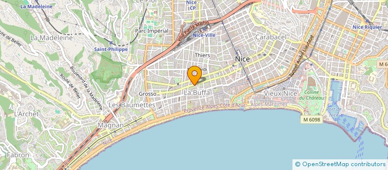 localisation de l'entreprise MONSIEUR LOIC GIAUFFRET  NICE