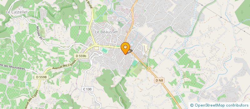 localisation de l'entreprise MONSIEUR LOIC GIBOUIN  LE BEAUSSET