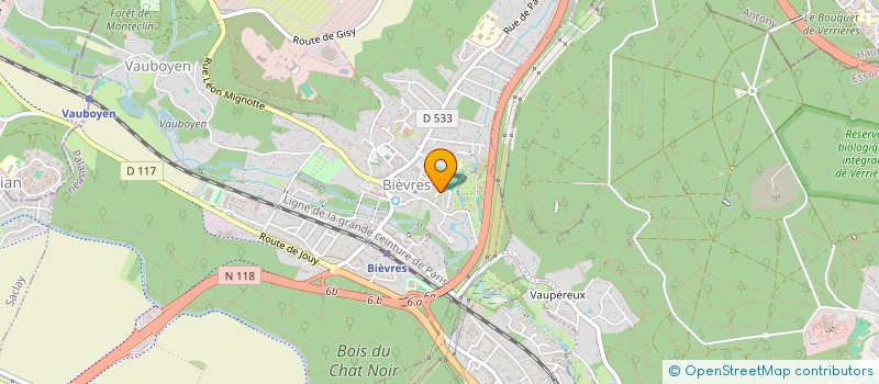 localisation de l'entreprise MONSIEUR LOIC GIRARD à BIEVRES