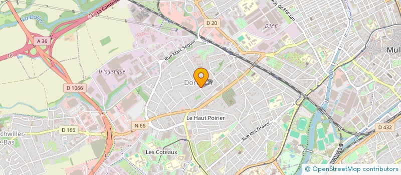 localisation de l'entreprise MONSIEUR LOIC GIROUD  MULHOUSE