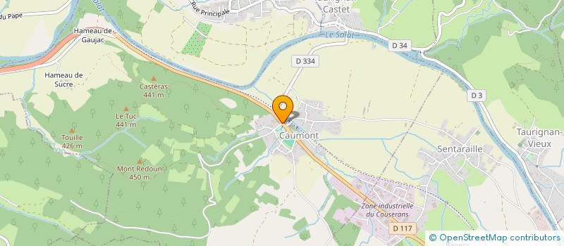 localisation de l'entreprise MONSIEUR LOIC GIRY à CAUMONT