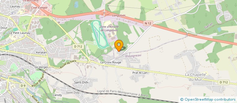 localisation de l'entreprise MONSIEUR LOIC GODEC  GARLAN