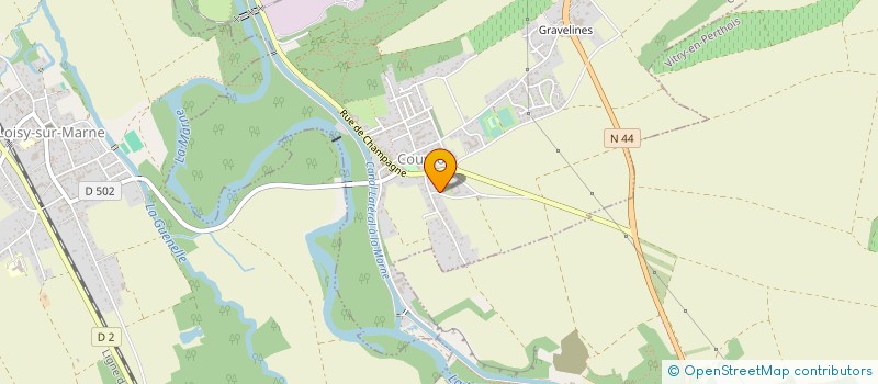 localisation de l'entreprise MONSIEUR LOIC GODFROY  COUVROT