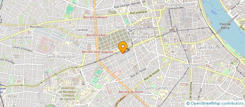 localisation de l'entreprise MONSIEUR LOIC GOMBEAUD  BORDEAUX