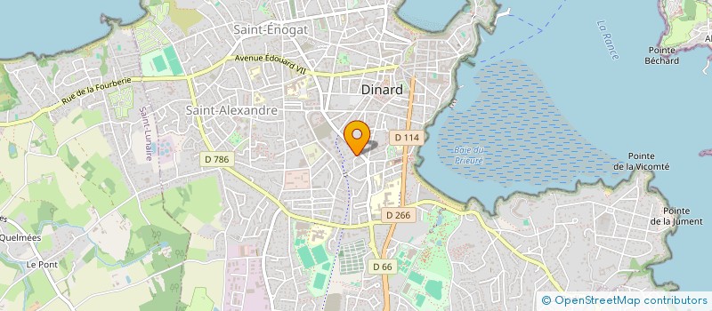 localisation de l'entreprise MONSIEUR LOIC GOULEY  DINARD