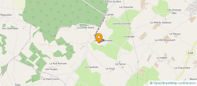 localisation de l'entreprise MONSIEUR LOIC GOURS à HENANSAL