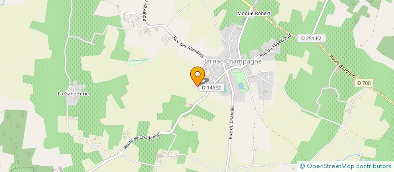 localisation de l'entreprise MONSIEUR LOIC GRALL  JARNAC-CHAMPAGNE