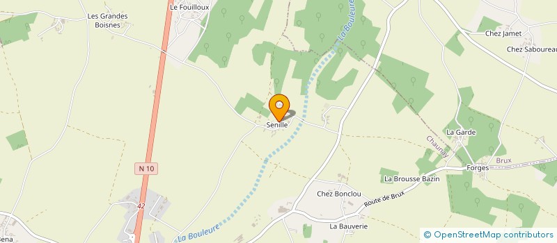localisation de l'entreprise MONSIEUR LOIC GRANDET à CHAUNAY