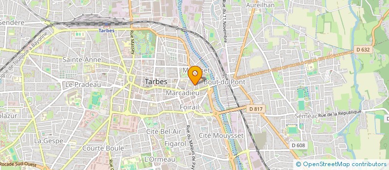 localisation de l'entreprise MONSIEUR LOIC GREF  TARBES