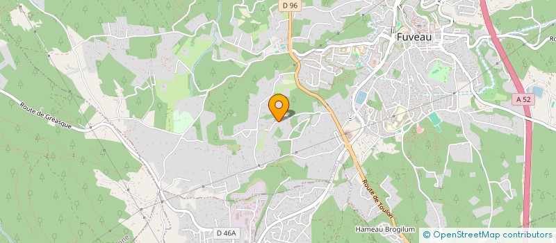 localisation de l'entreprise MONSIEUR LOIC GREGOIRE  FUVEAU