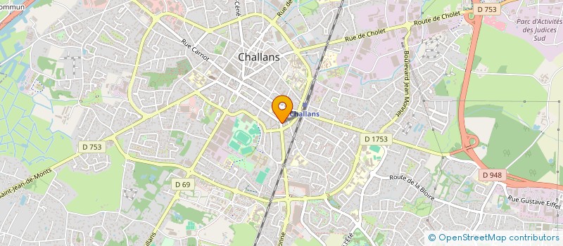 localisation de l'entreprise MONSIEUR LOIC GRENON à CHALLANS