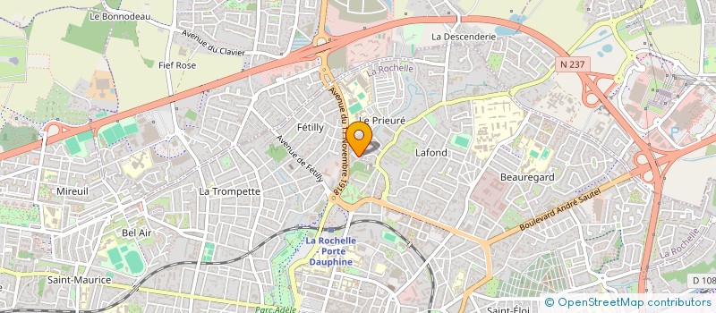 localisation de l'entreprise MONSIEUR LOIC GRIGNOUX  LA ROCHELLE