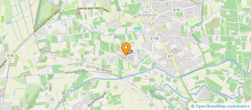 localisation de l'entreprise MONSIEUR LOIC GRONDIN  AUBIGNAN