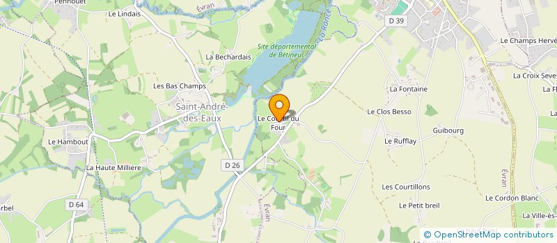 localisation de l'entreprise MONSIEUR LOIC GUENERON  SAINT-JUDOCE