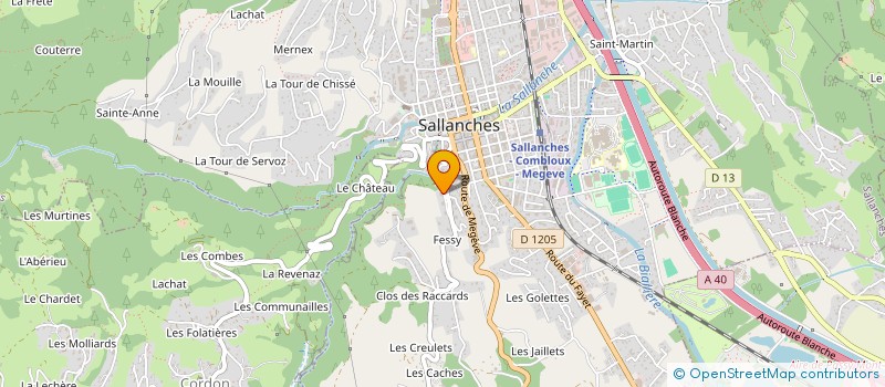 localisation de l'entreprise MONSIEUR LOIC GUEPIN à SALLANCHES