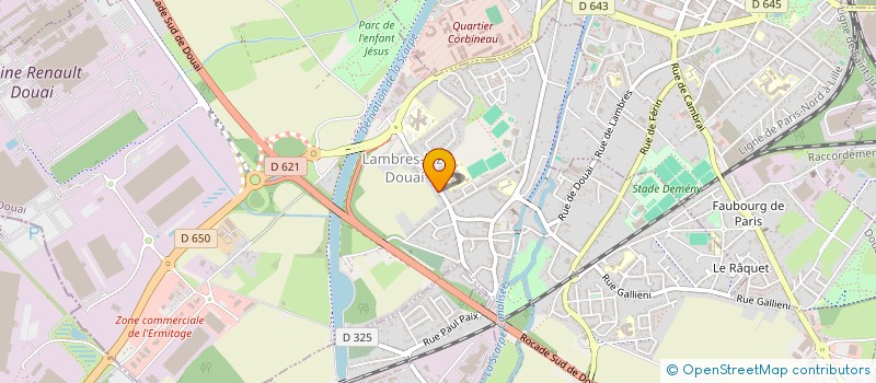 localisation de l'entreprise MONSIEUR LOIC GUERBAU à LAMBRES-LEZ-DOUAI