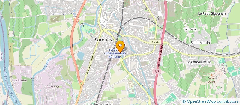 localisation de l'entreprise MONSIEUR LOIC GUIGNABERT à SORGUES