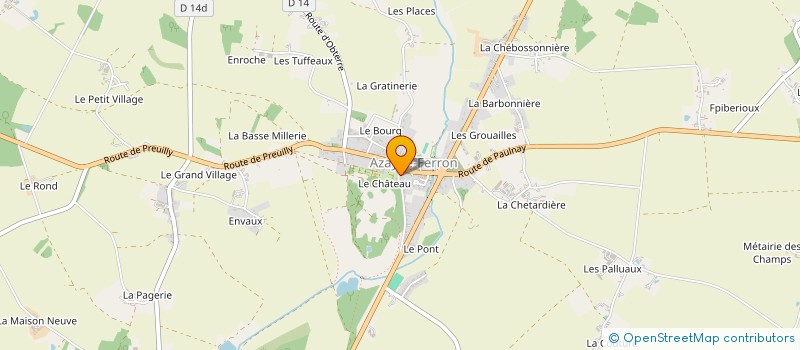 localisation de l'entreprise MONSIEUR LOIC GUIGNANDON à AZAY-LE-FERRON