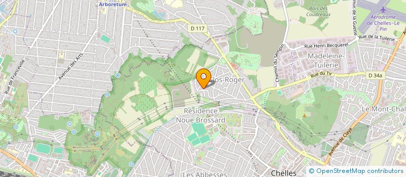 localisation de l'entreprise MONSIEUR LOIC GUILLAUDEAU  CHELLES