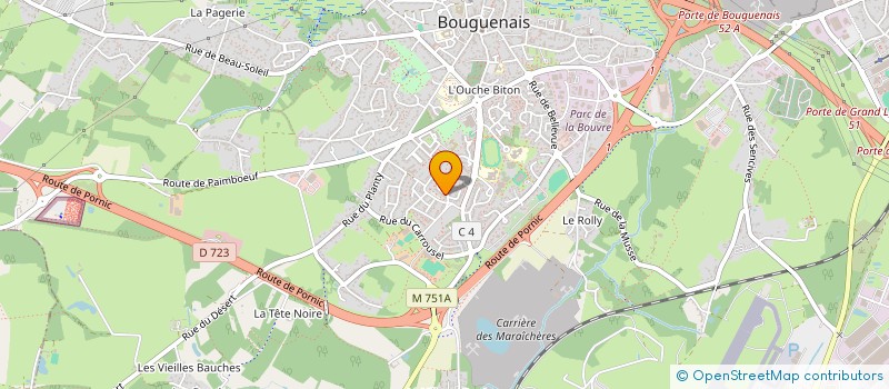 localisation de l'entreprise MONSIEUR LOIC GUILLAUME à BOUGUENAIS