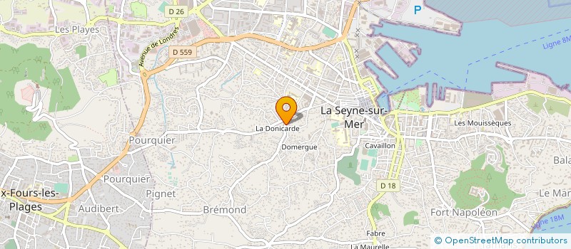 localisation de l'entreprise MONSIEUR LOIC GUILLAUME à LA SEYNE-SUR-MER