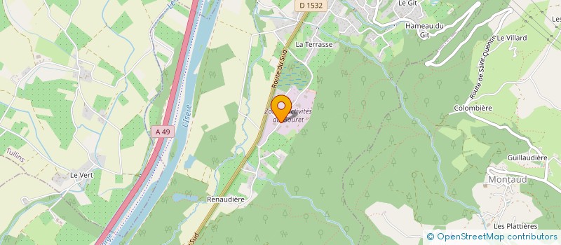 localisation de l'entreprise MONSIEUR LOIC GUIMET  SAINT-QUENTIN-SUR-ISERE