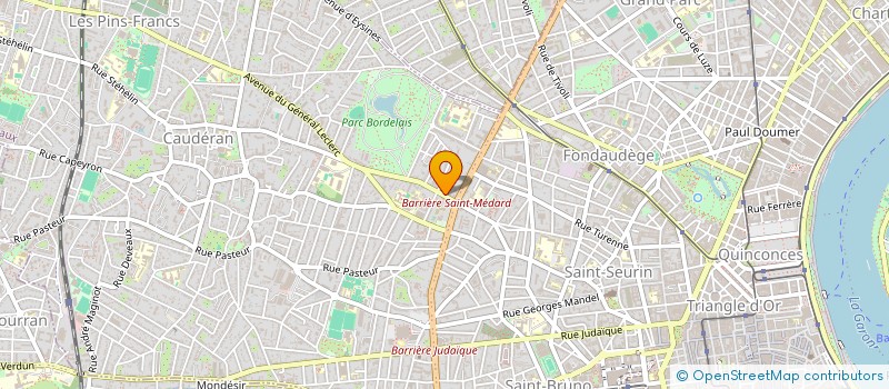 localisation de l'entreprise MONSIEUR LOIC GUY DE CHAMISSO  BORDEAUX