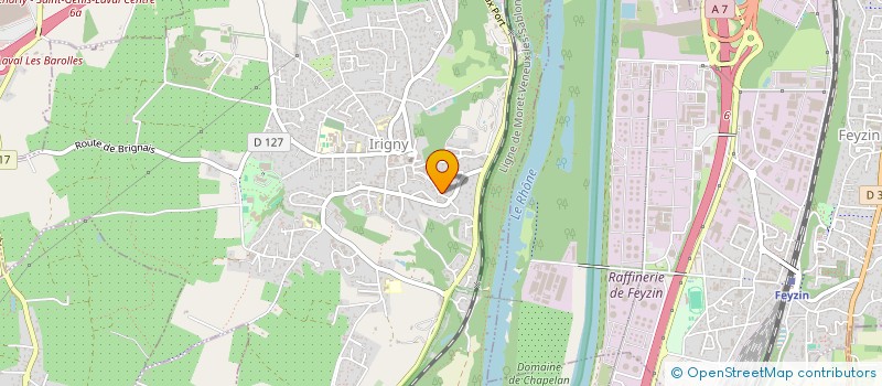 localisation de l'entreprise MONSIEUR LOIC GUYOT  IRIGNY