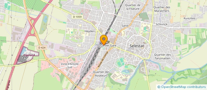 localisation de l'entreprise MONSIEUR LOIC HAEMMER  SELESTAT