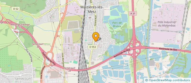 localisation de l'entreprise MONSIEUR LOIC HALLINGER  MAIZIERES-LES-METZ