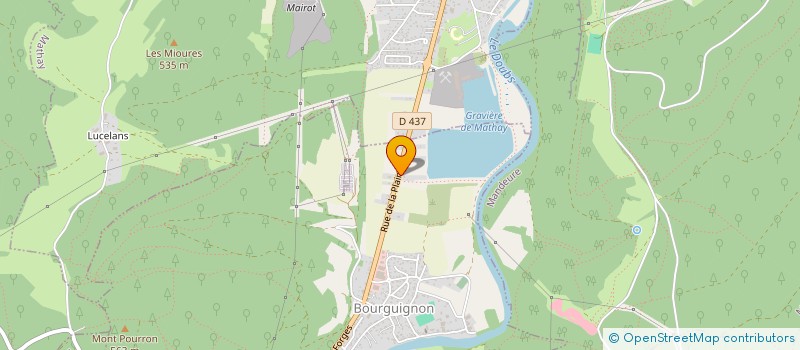 localisation de l'entreprise MONSIEUR LOIC HAMOIGNON  BOURGUIGNON