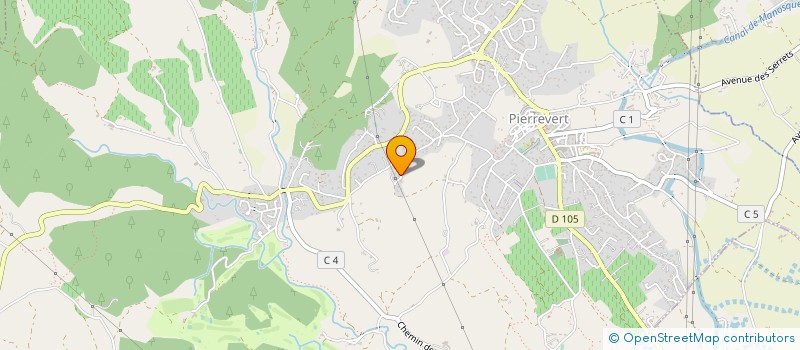 localisation de l'entreprise MONSIEUR LOIC HAUDIQUERT à PIERREVERT