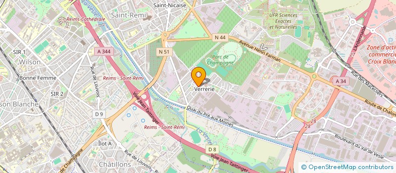 localisation de l'entreprise MONSIEUR LOIC HAUTOIS  REIMS