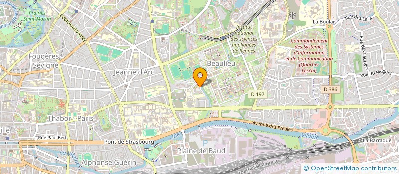 localisation de l'entreprise MONSIEUR LOIC HAUVILLE  RENNES