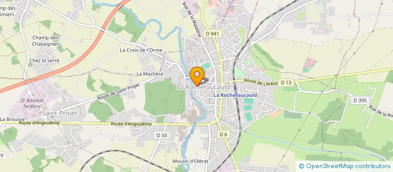 localisation de l'entreprise MONSIEUR LOIC HAZA à LA ROCHEFOUCAULD-EN-ANGOUMOIS