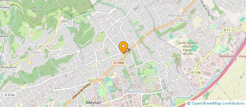 localisation de l'entreprise MONSIEUR LOIC HEALY  MEYLAN